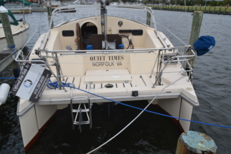 Used Sail Catamaran for Sale 1986 Quest 33CS Boat Highlights